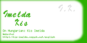 imelda kis business card